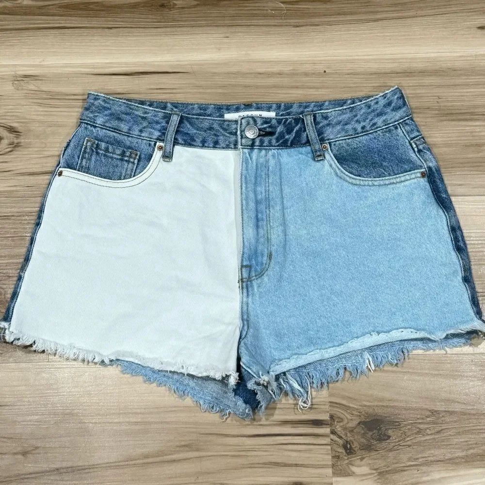 Pacsun High Rise Festival Colorblock Shorts Women’s 28